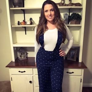 Polka Dot Pant Suit